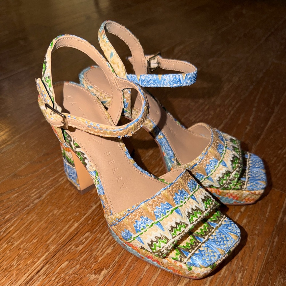 Katy Perry Collections Multicolor Strappy Heels